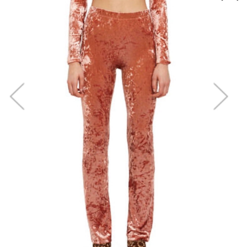 Callipygian Crushed Velvet Pants